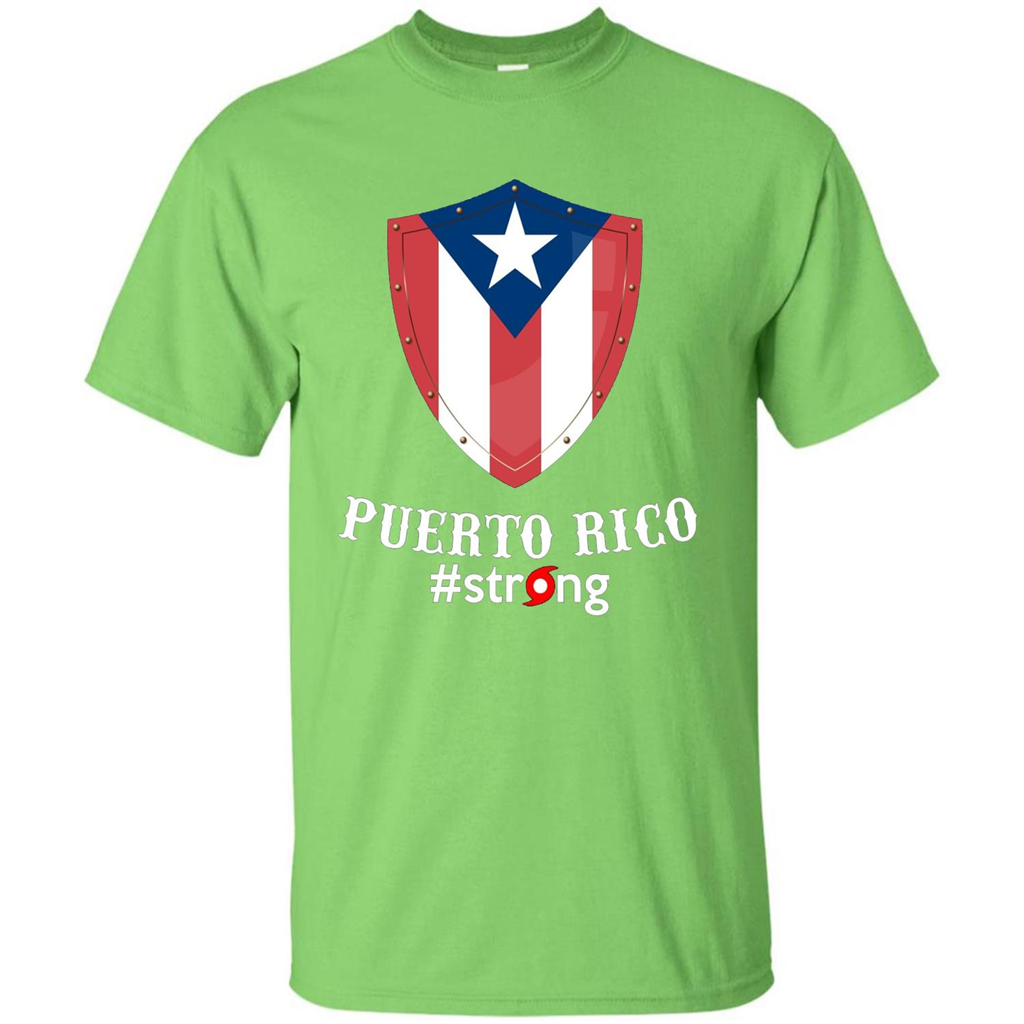 Puerto Rico Strong T-shirt Lime