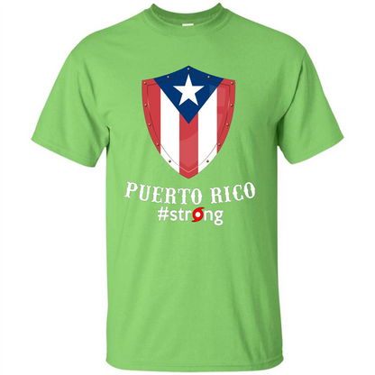 Puerto Rico Strong T-shirt Lime