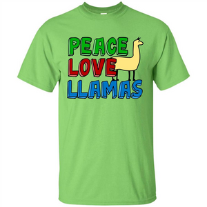 Peace Love Llamas T-shirt