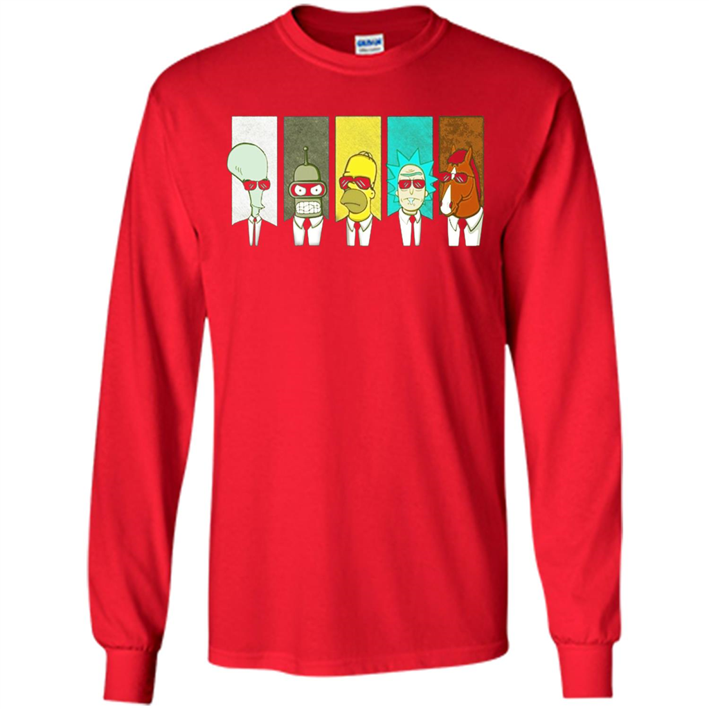 Form Into Rick And Go To The Morty T-shirt Red