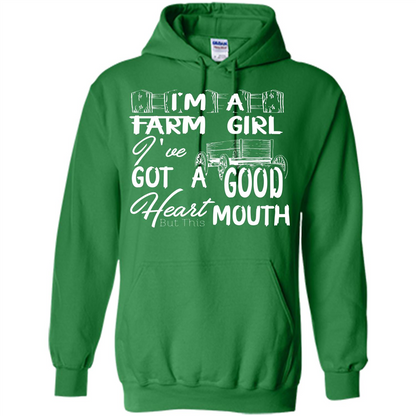 Farm Girl T-shirt I'm A Farm Girl I've Got A Good Heart T-shirt Irish Green