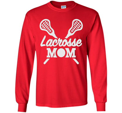 Lacrosse Mom T Shirt cool shirt Red