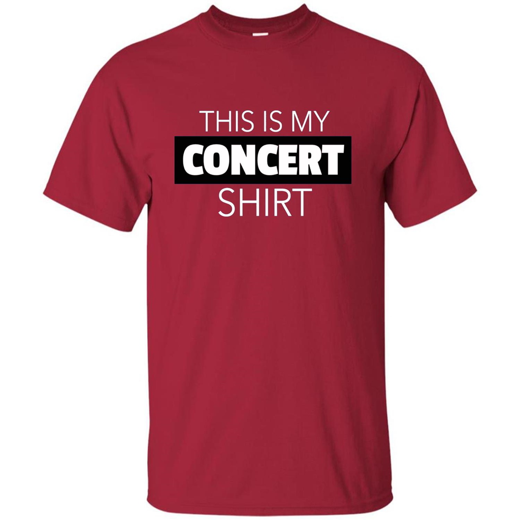This is My Concert T-shirt Funny Music Festival T-shirt Cardinal