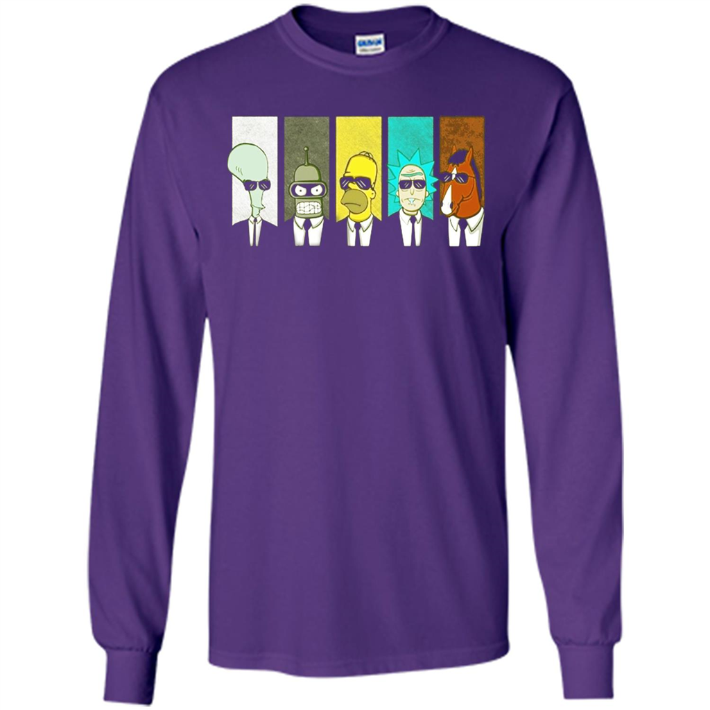 Form Into Rick And Go To The Morty T-shirt Purple