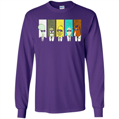 Form Into Rick And Go To The Morty T-shirt Purple