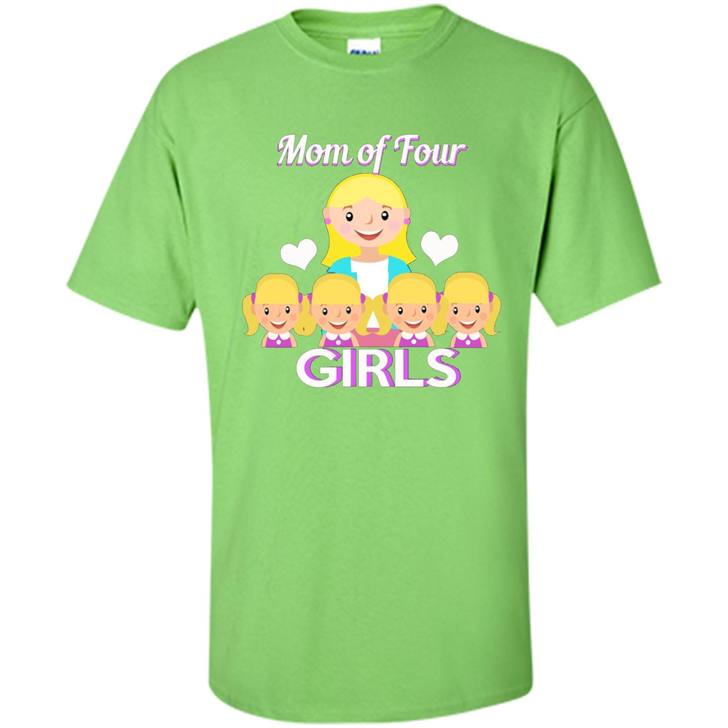 Mothers Day Gift from Daughter Mom Of Four Girls Lime