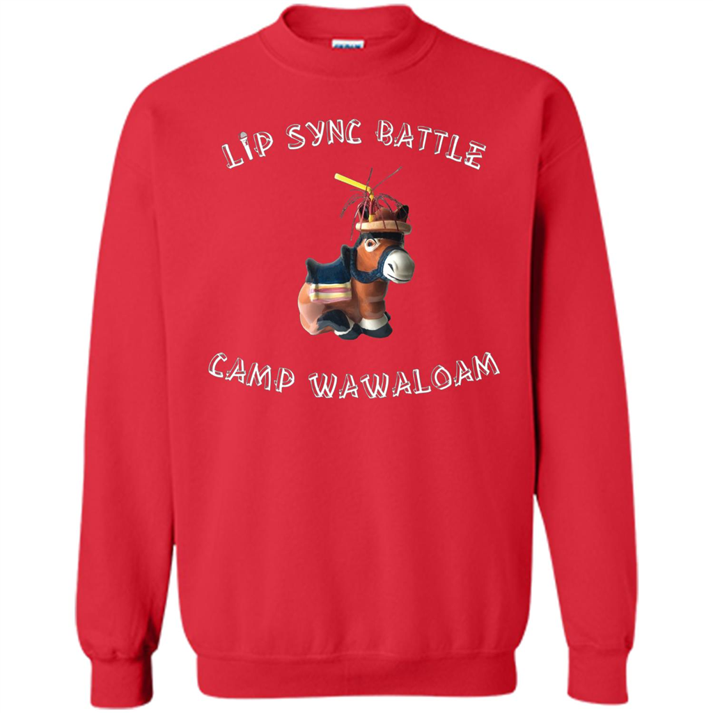Lip Sync Camp T-shirt Camp Wawaloam Red