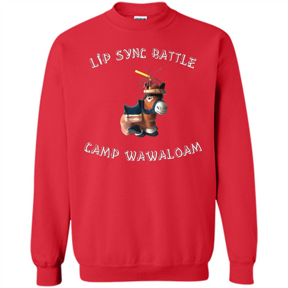 Lip Sync Camp T-shirt Camp Wawaloam Red
