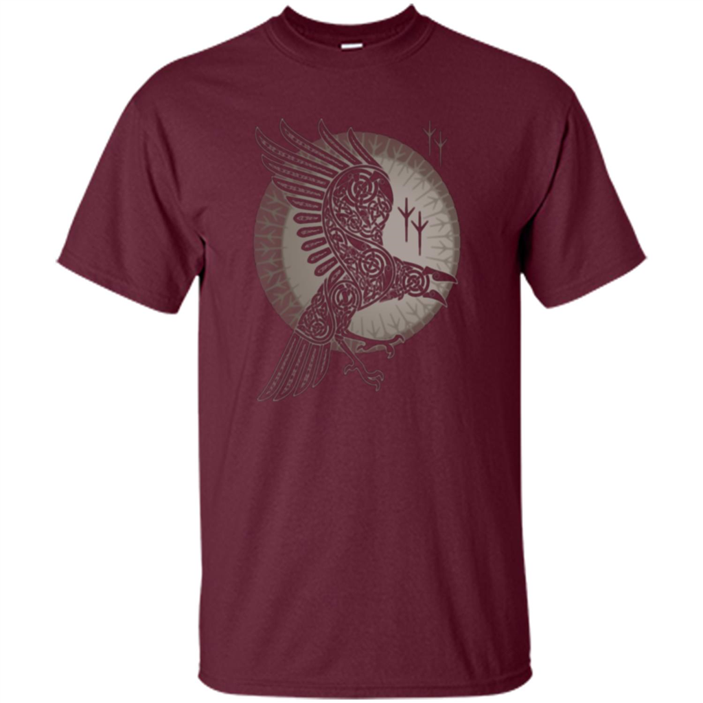 Raven Lover T-shirt Raven Maroon
