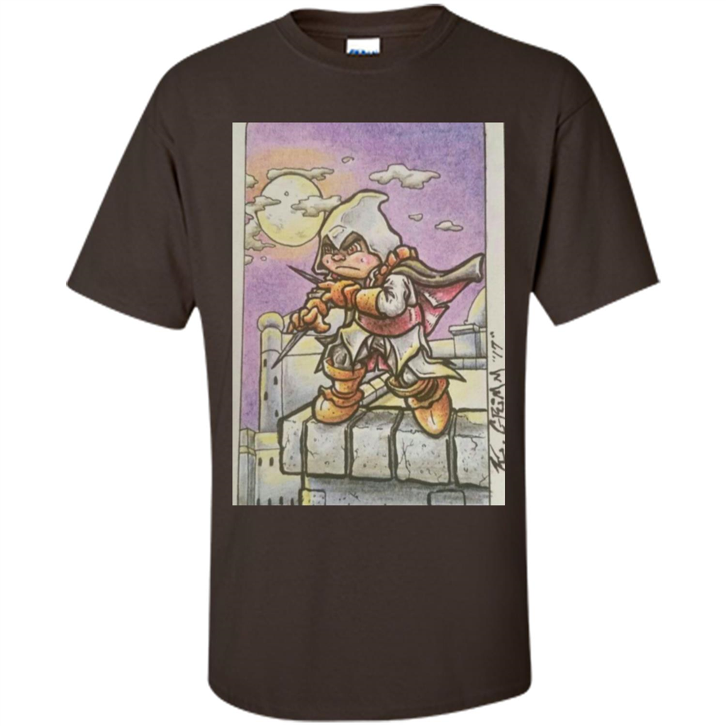 Assassin - Walk Under A Full Moon's Light T-Shirt Dark Chocolate