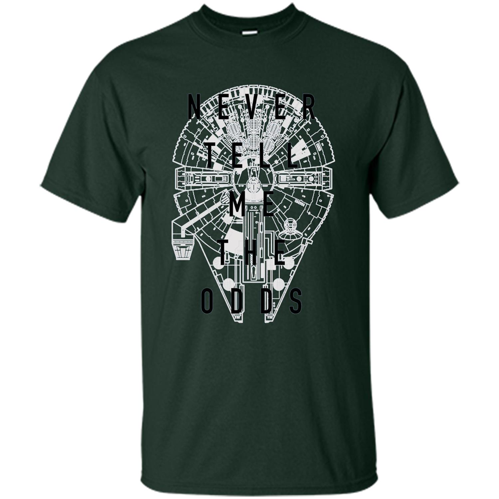 Movie T-shirt Never Tell Me The Odds T-shirt Forest Green