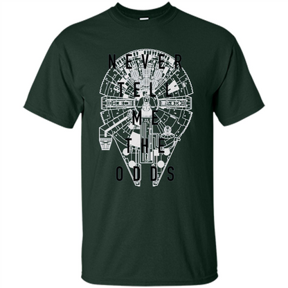 Movie T-shirt Never Tell Me The Odds T-shirt Forest Green