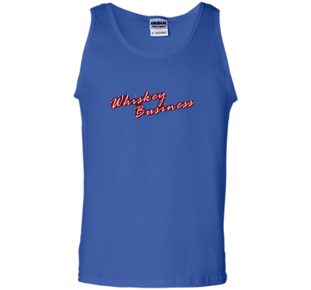 Whiskey Business Drinking 80's T-shirt shirt Royal
