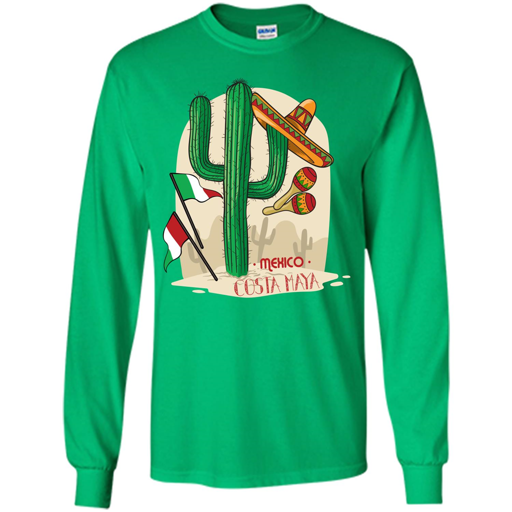 Summer T-shirt Mexico Costa Maya Irish Green