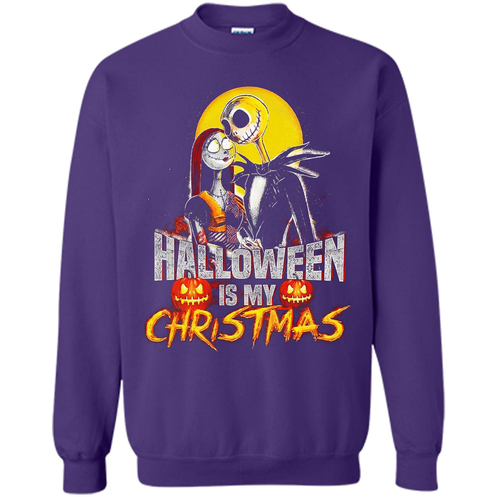 Halloween Is My Chirstmas T-shirt Purple