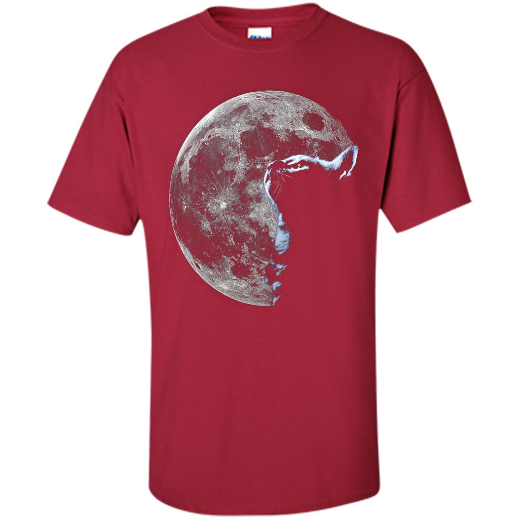 Cat Lover T-shirt Cat And Moon Cardinal