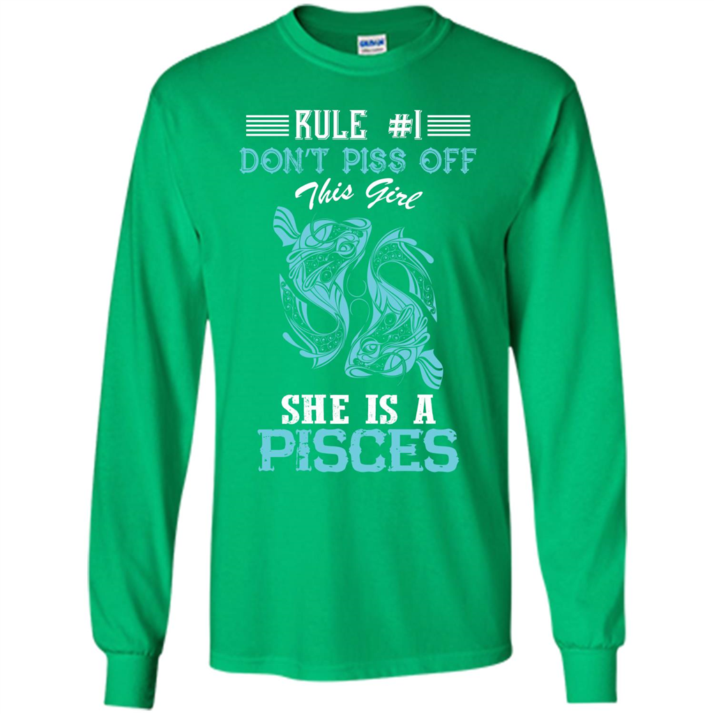 Pisces T-shirt Rule Dont Piss Off This Girl T-shirt