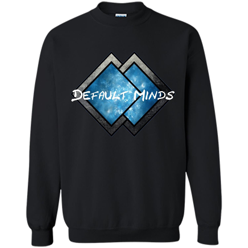 Music T-shirt Default Minds T-shirt Black