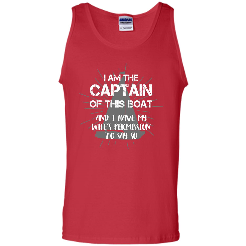 I Am The Captain Of This Boat Red