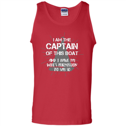 I Am The Captain Of This Boat Red