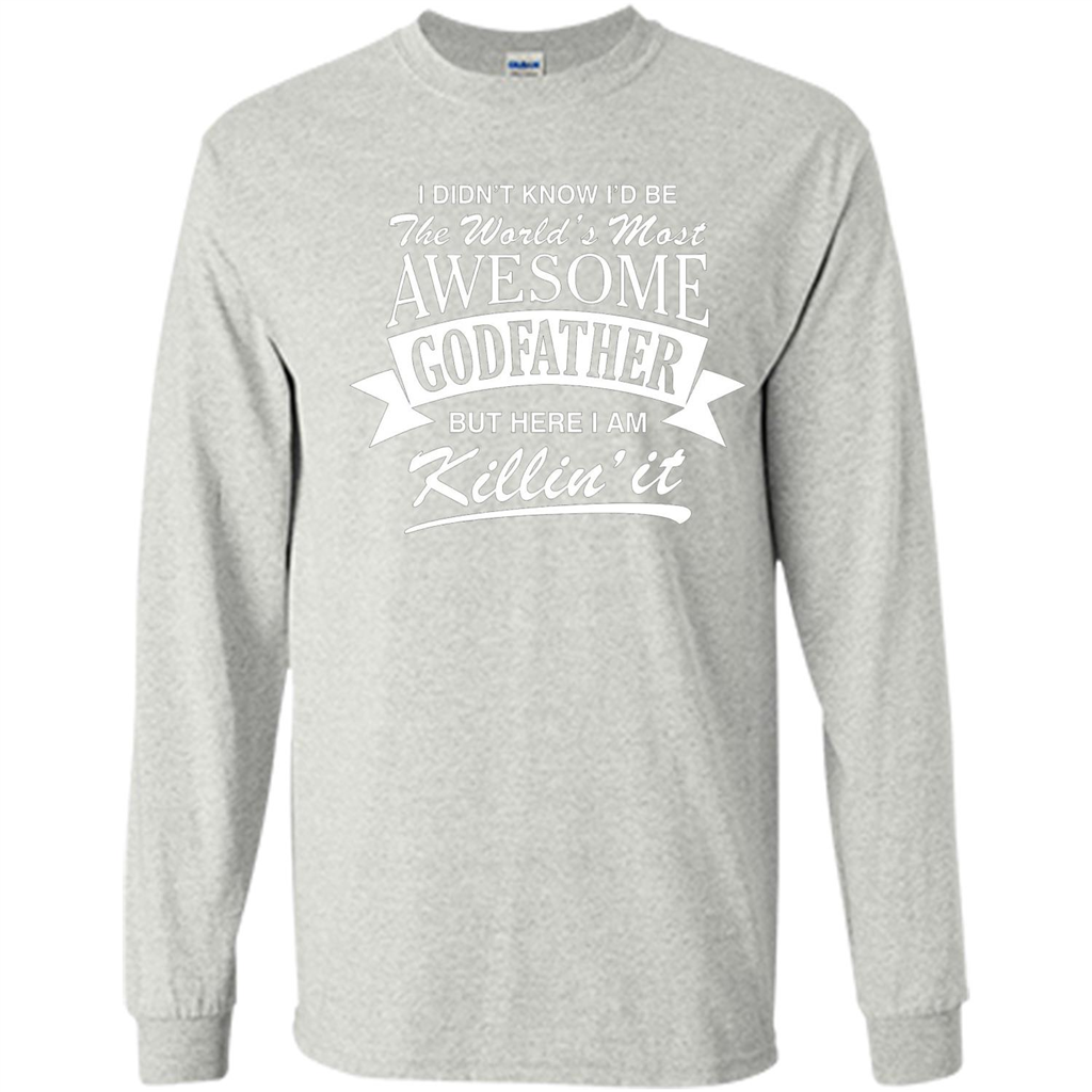 Men's World's Most Awesome Godfather T-shirt Ash