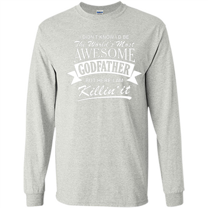 Men's World's Most Awesome Godfather T-shirt Ash