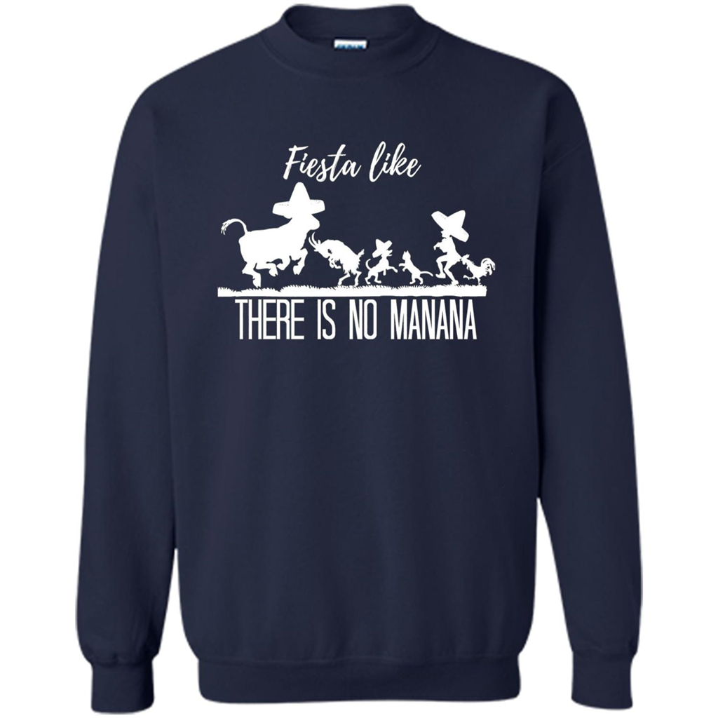 Fiesta Like There Is No Manana T-shirt Navy