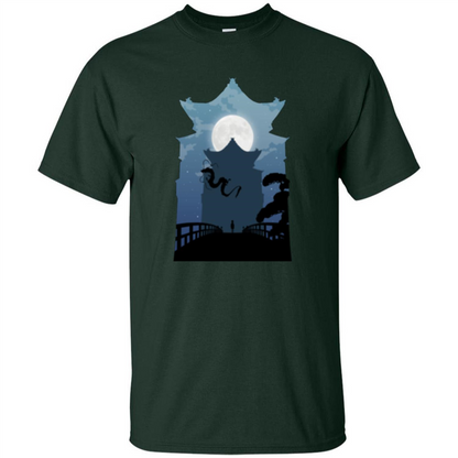 Chinese Dragon T-shirt Forest Green