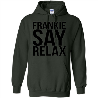 Music Lover T-shirt Frankie Say Relax Forest Green