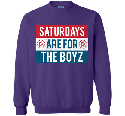 Saturdays Are For The Boyz T Shirt cool shirt Purple