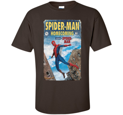 Marvel Spider-Man Homecoming Revamp #1 Issue Graphic T-Shirt t-shirt Dark Chocolate