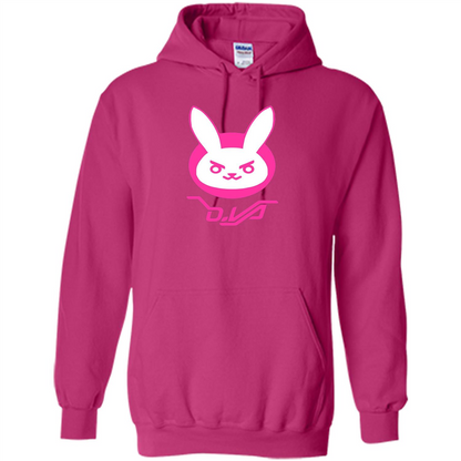 Overwatch D.VA Bunny Spray T-shirt Heliconia