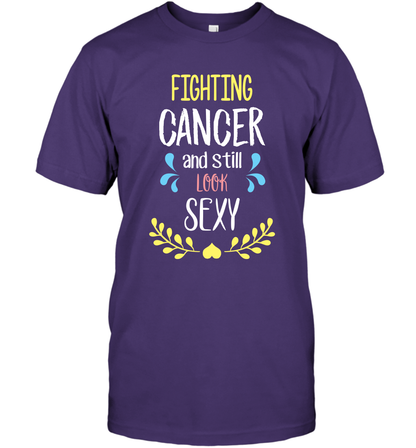 Fight Cancer And Still Look Sexy Shirt T-Shirt T-Shirt Purple