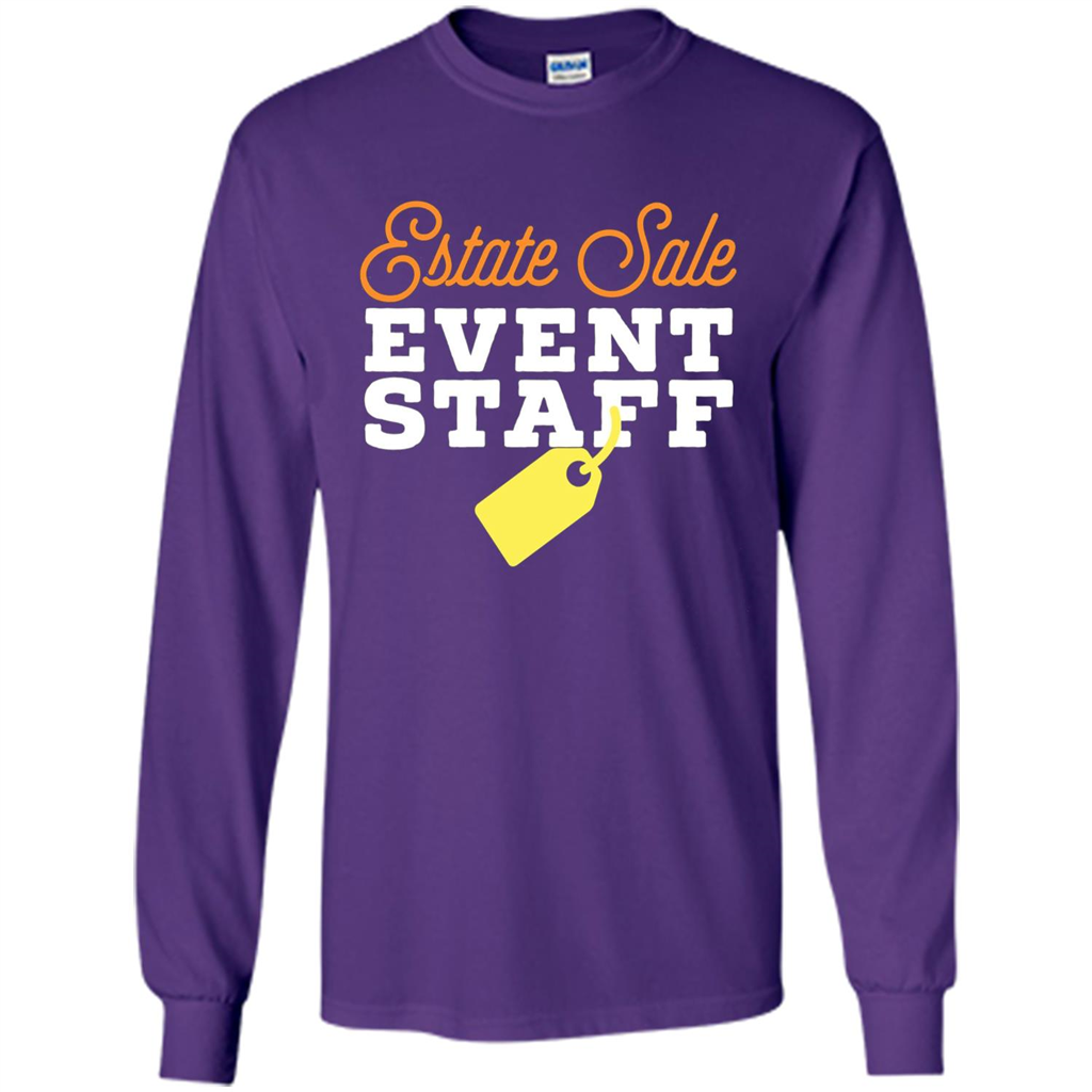 Estate Sale Event Staff T-shirt Purple