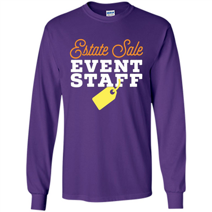 Estate Sale Event Staff T-shirt Purple