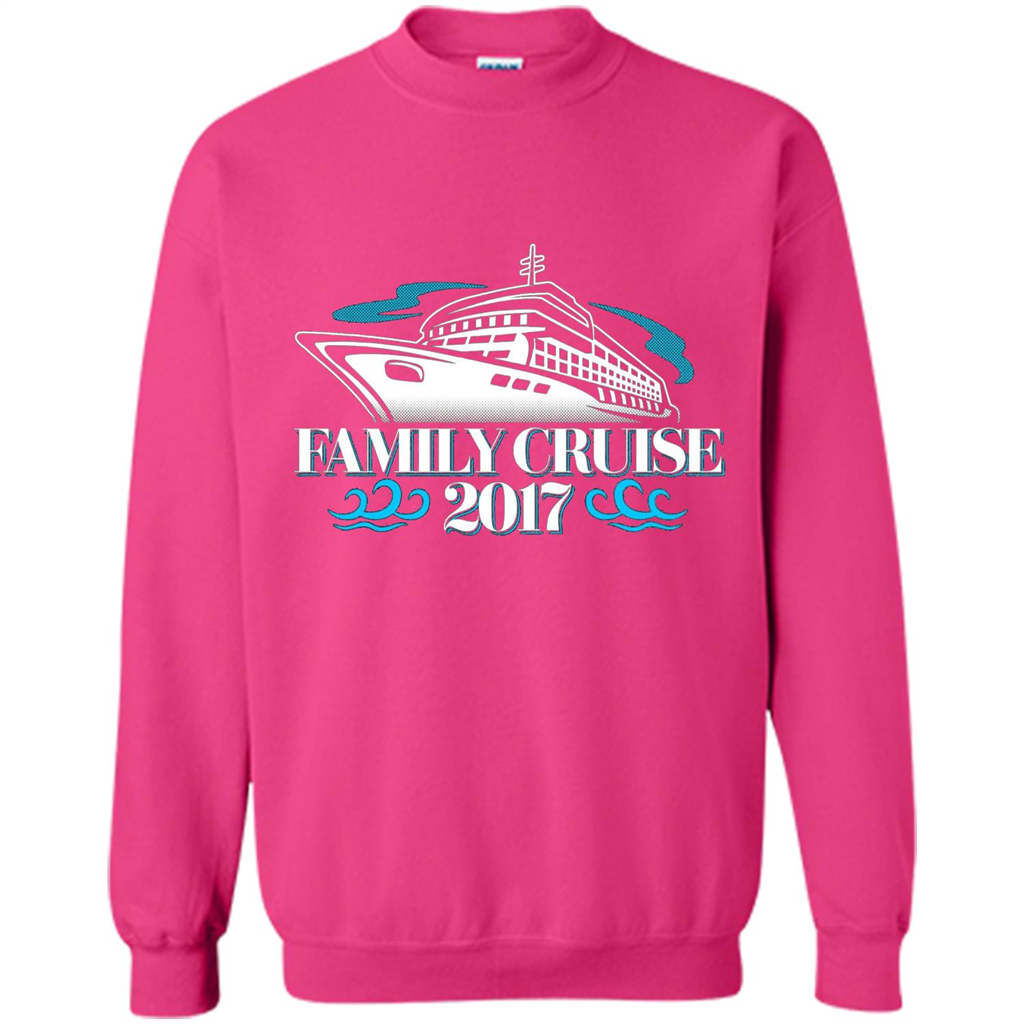 Family Cruise 2017 Vacation T-shirt Heliconia