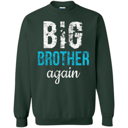 Big Brother Again Distressed T-shirt Forest Green