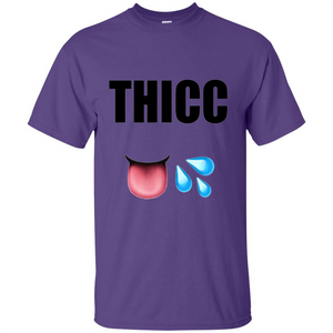 THICC Funny Gym Squat T-shirt