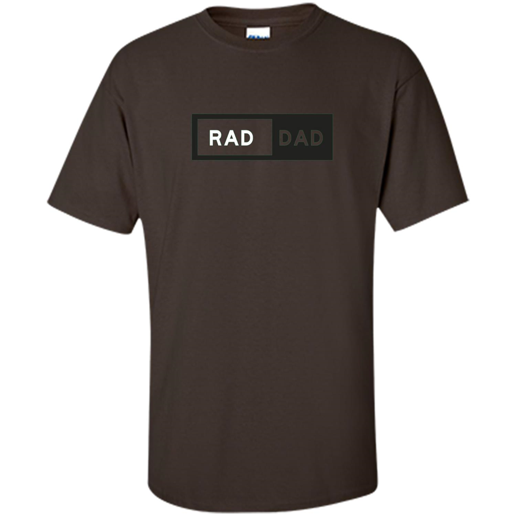Fathers Day T-shirt Rad Dad Dark Chocolate