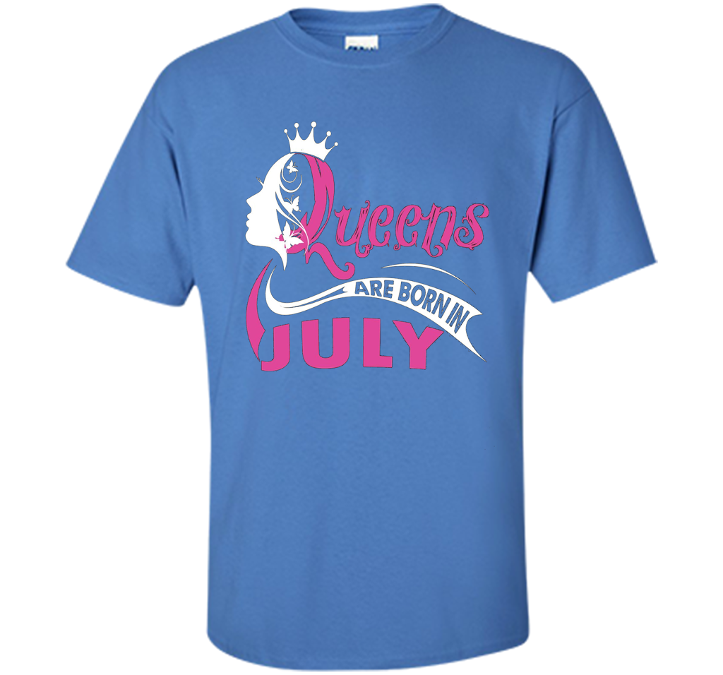 Queens Are Born In July T-shirts t-shirt Iris