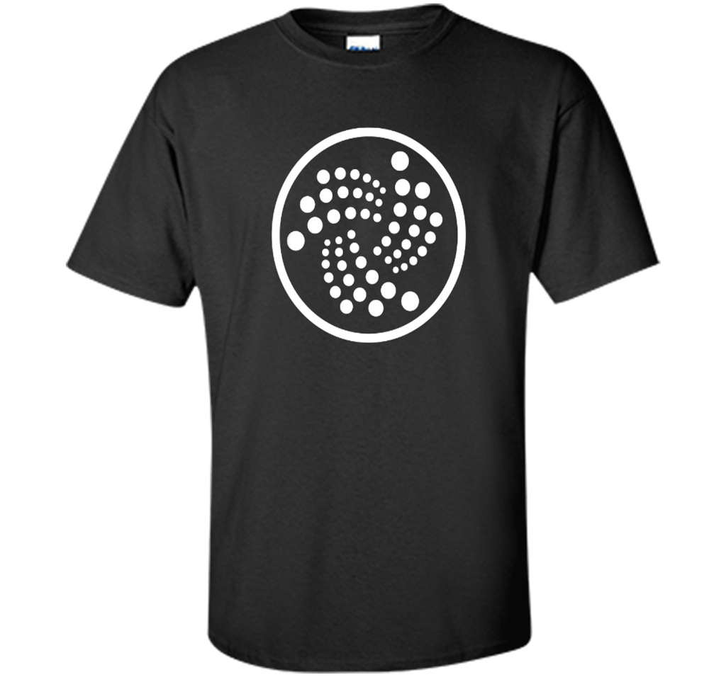 Iota T-shirt Miota Cryptocurrency Blockchain Token T-shirt Black