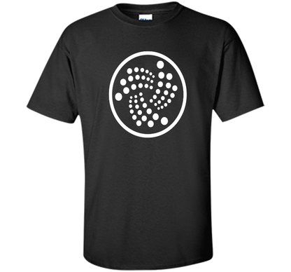 Iota T-shirt Miota Cryptocurrency Blockchain Token T-shirt Black