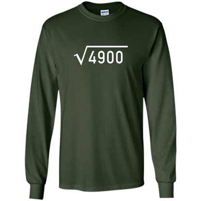 Funny Birthday T-shirt 70th Birthday T-shirt Forest Green