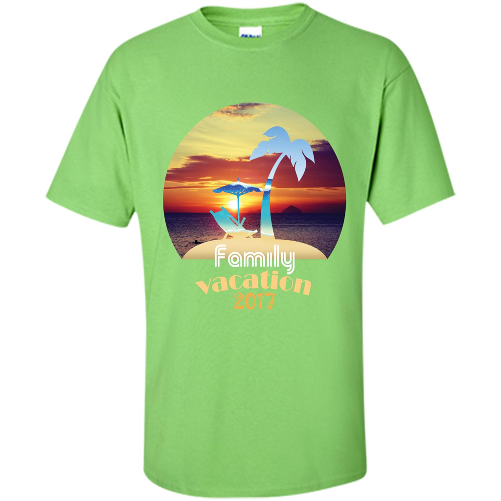 Summer T-shirt Family Vacation 20117 Lime