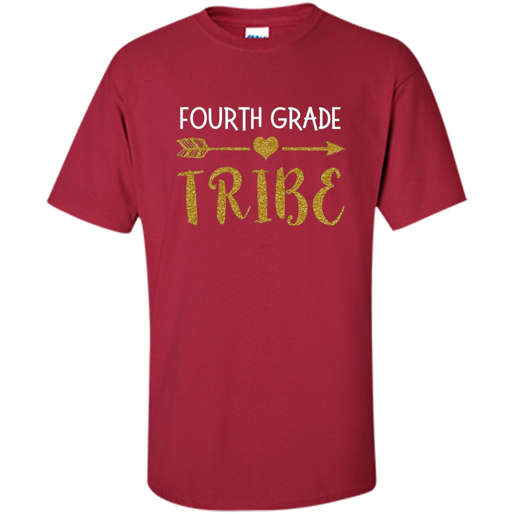 Fourth Grade Tribe T-shirt Cardinal