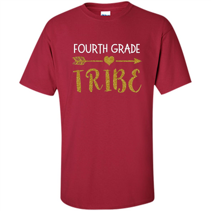Fourth Grade Tribe T-shirt Cardinal