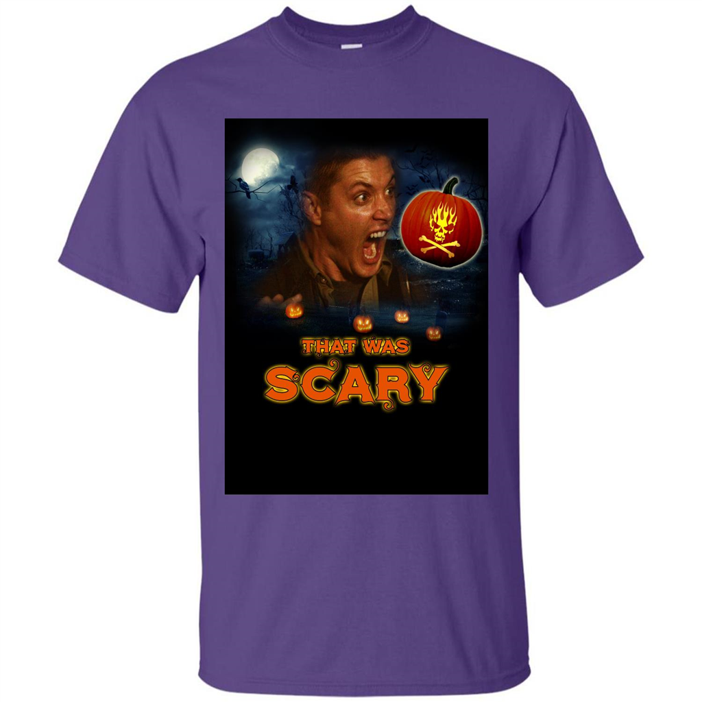 Halloween T-shirt That Was Scary T-shirt Purple