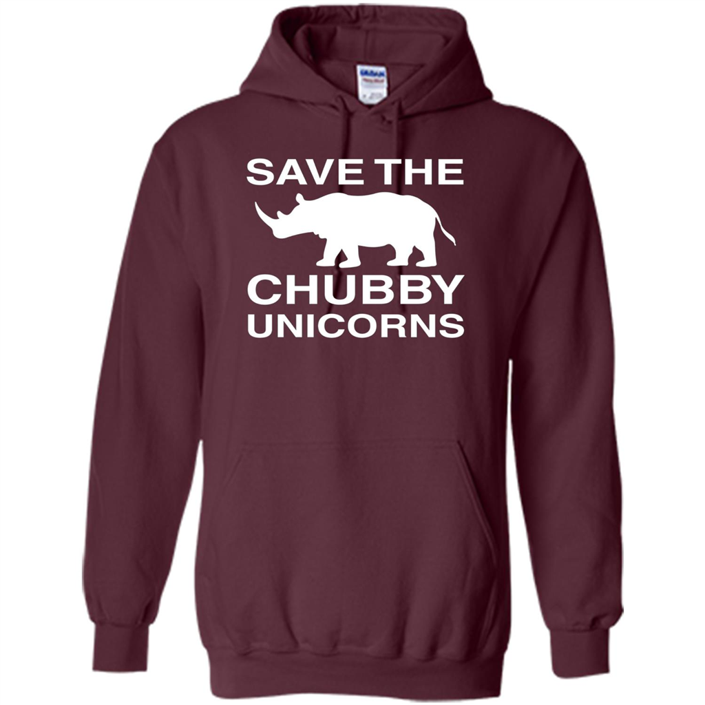 Save the Chubby Unicorns T Shirt For Men, Womens, and Kids Maroon