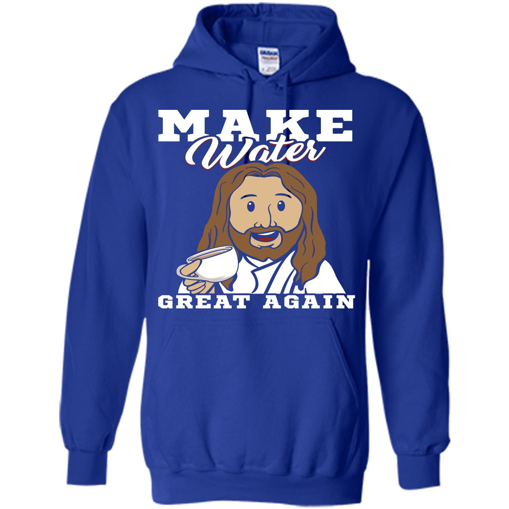 Jesus T-Shirt Make Water Great Again Royal