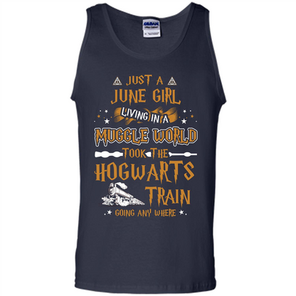 Harry Potter T-shirt Just A June Girl Living In A Muggle World